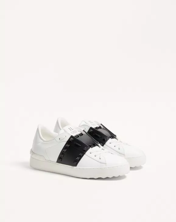Valentino Rockstud Untitled Sneaker In Calfskin Leather With Tonal Studs - Image 7